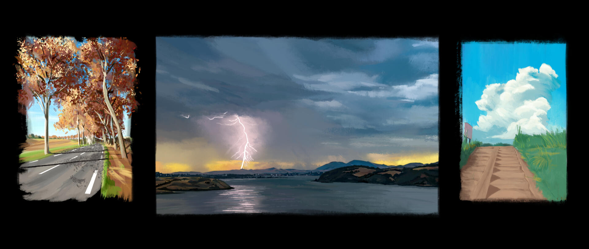 Virtual plein air